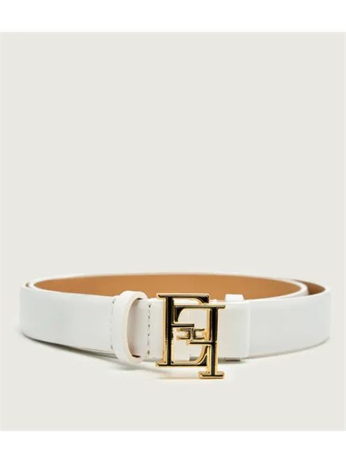 BELT WITH LOGO BUCKLE ELISABETTA FRANCHI | CT92S61E2360 avorio